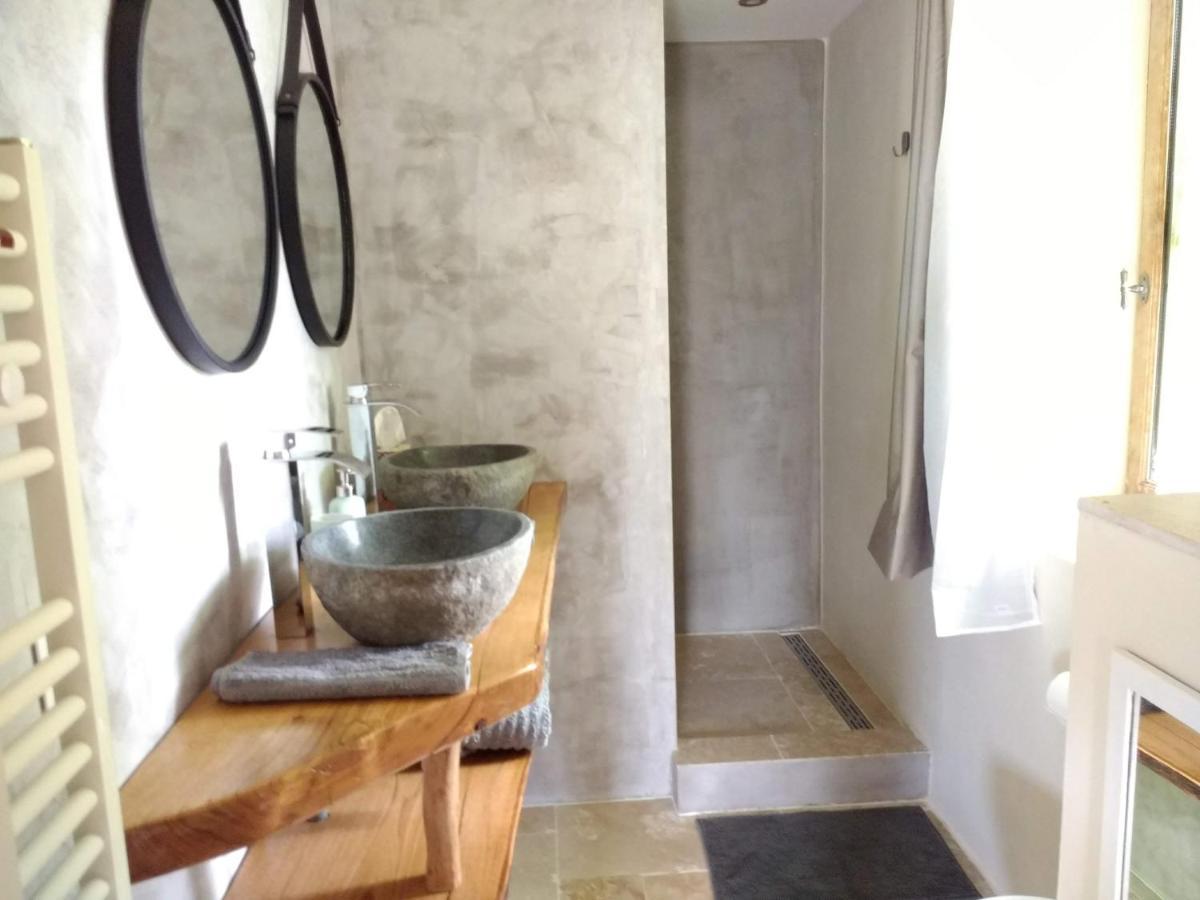 Bed and Breakfast Les Agaves Piscine Panoramique Vue Exceptionnelle Grospierres Esterno foto