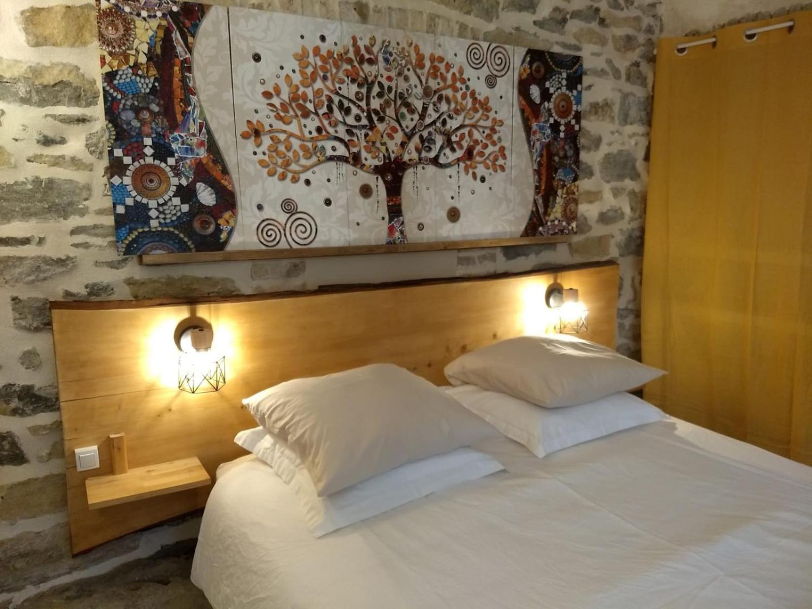 Bed and Breakfast Les Agaves Piscine Panoramique Vue Exceptionnelle Grospierres Esterno foto
