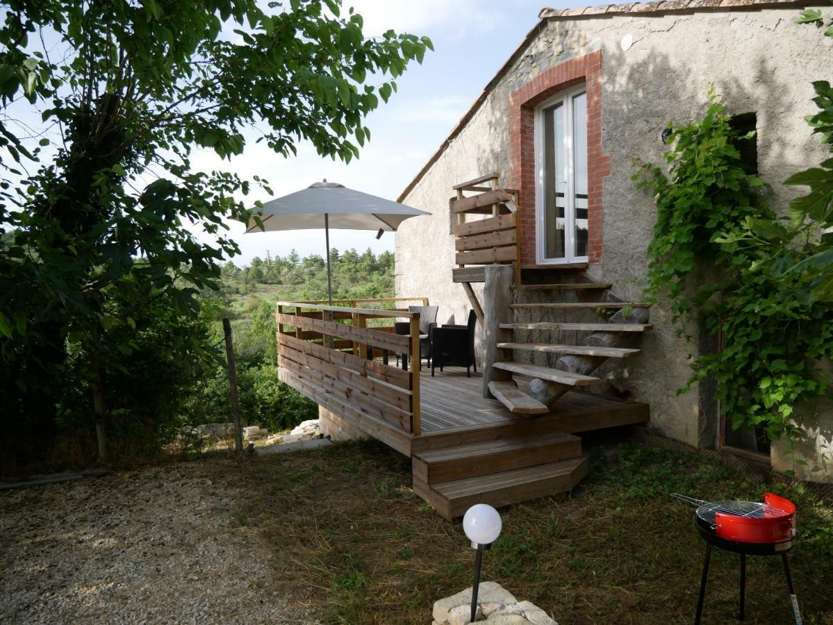 Bed and Breakfast Les Agaves Piscine Panoramique Vue Exceptionnelle Grospierres Esterno foto