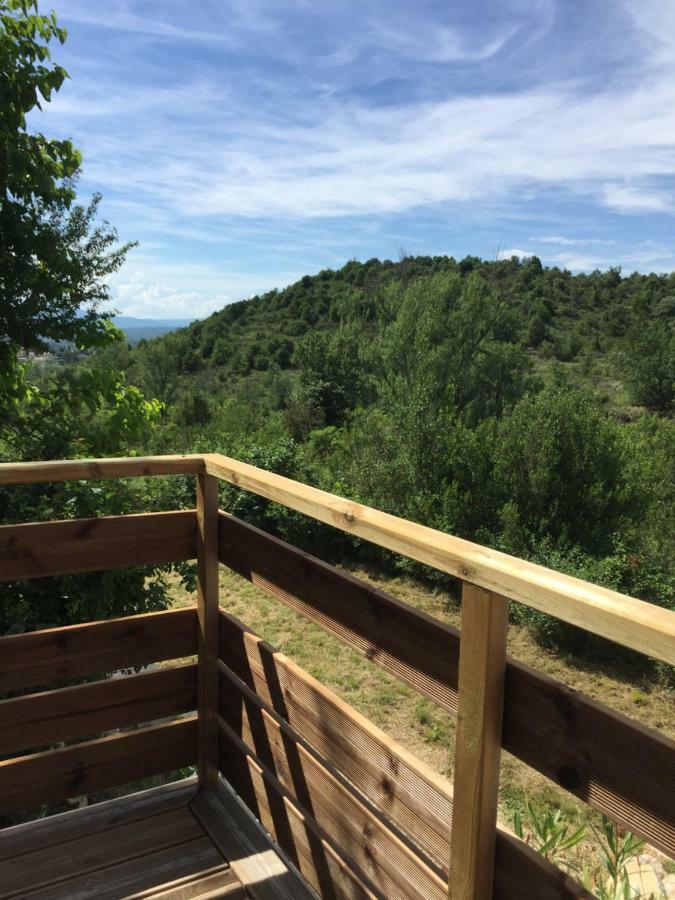 Bed and Breakfast Les Agaves Piscine Panoramique Vue Exceptionnelle Grospierres Esterno foto