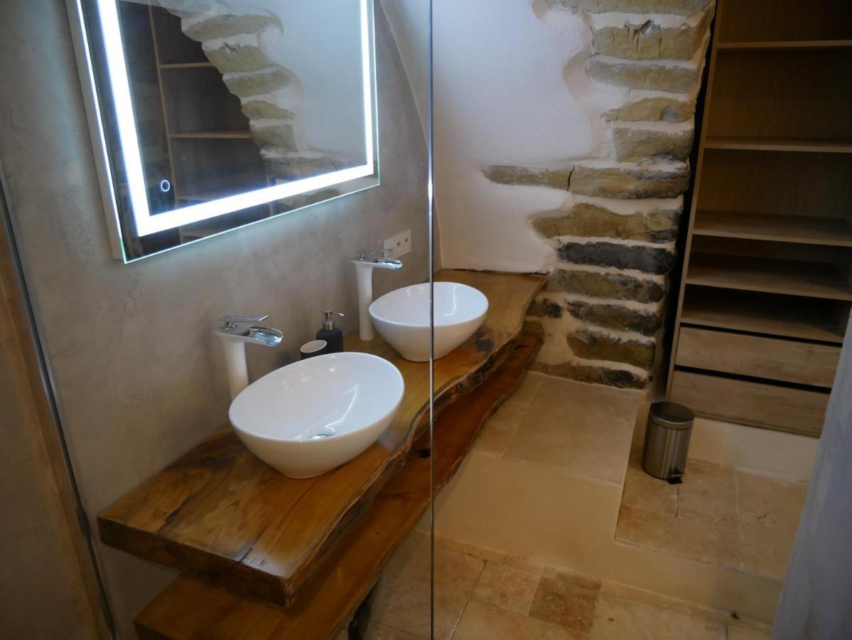 Bed and Breakfast Les Agaves Piscine Panoramique Vue Exceptionnelle Grospierres Esterno foto